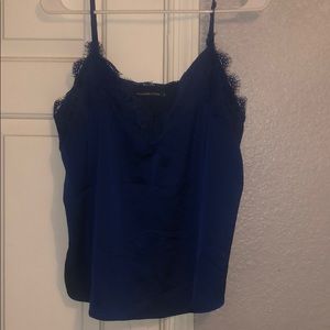 Abercrombie Royal Blue Lace Camisole